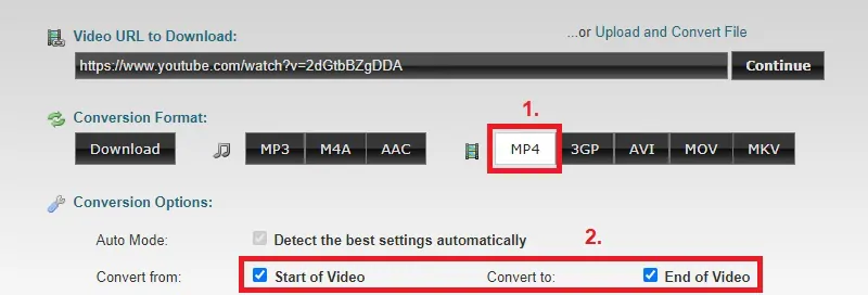 download portion youtoube clipconverter step2