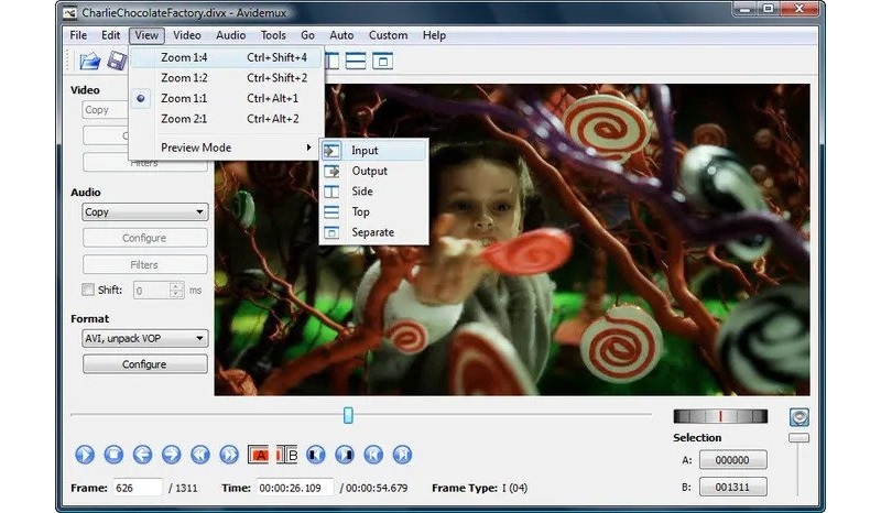 avidemux as 1080p video converter