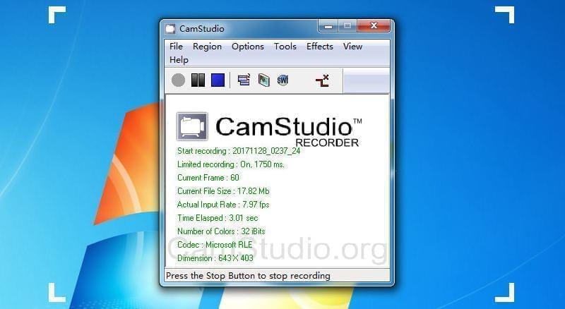 record with camstudio