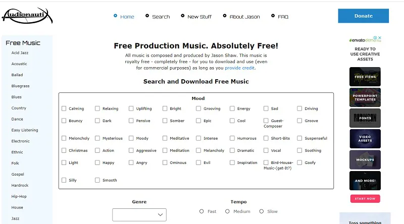 free album download websites audionautix site