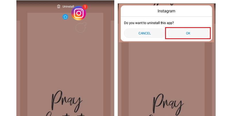 instagram videos not playing delete android