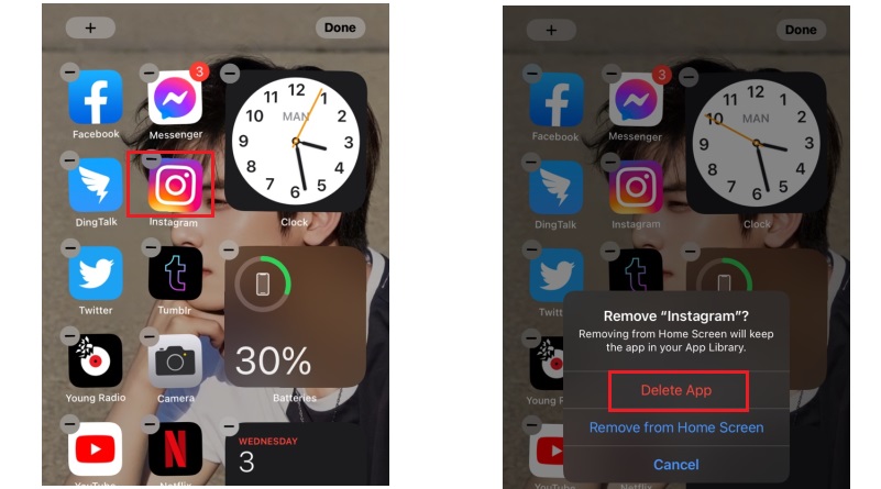 instagram videos not playing delete ios