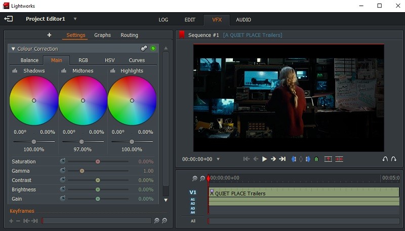 video editor without watermark lightworks interface