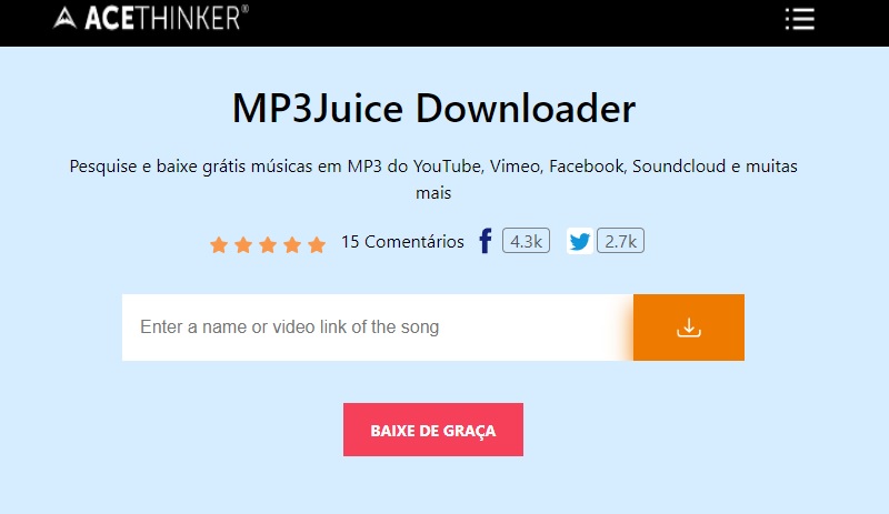 access acethinker mp3juice downloader