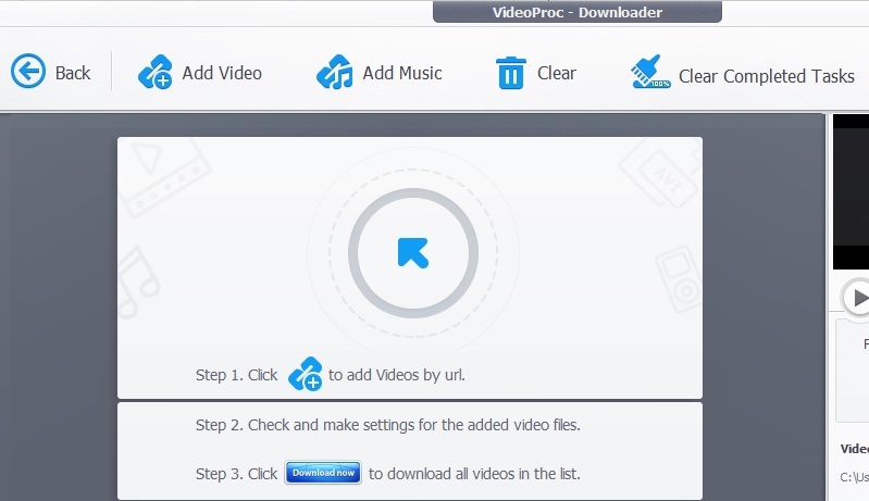download youtube to m4a using videoproc