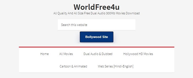 worldfree4u as best 3d movie site