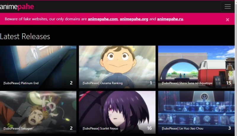 watch ads free anime using animepahe