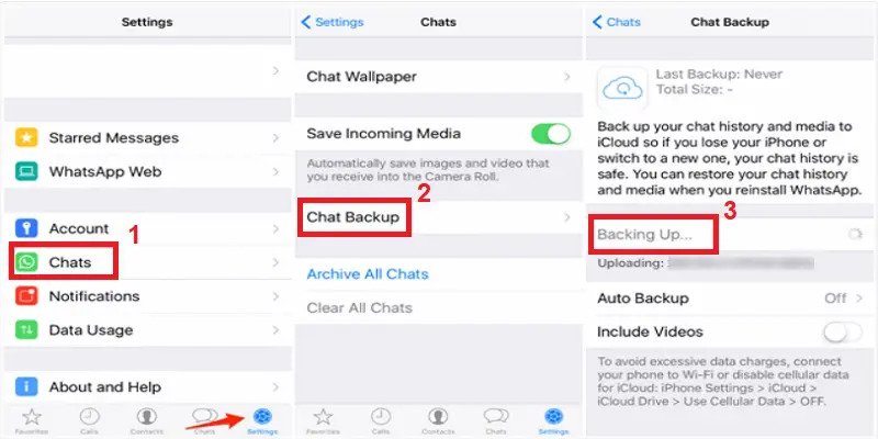 recover deleted whatsapp messages via icloud backup