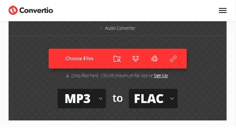 convert youtube to flac using convertio