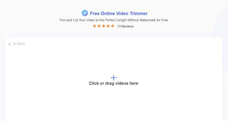 access the free mp4 trimmer