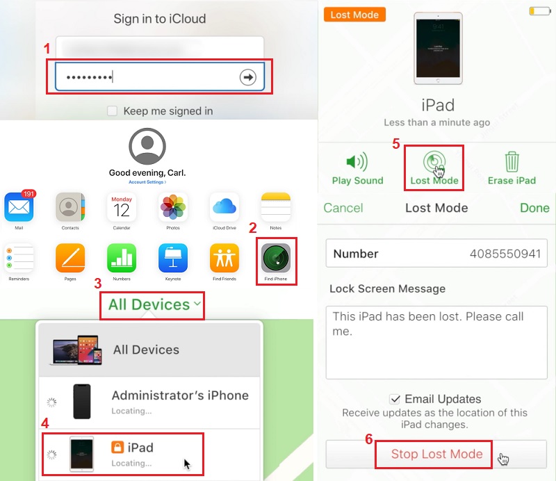 reset a locked iphone with icloud
