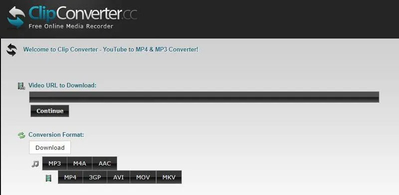 clipconverter as youtube 1080p download