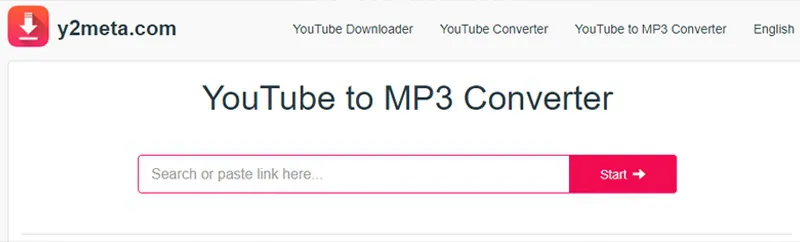 y2meta to convert youtube to mp3 320kbps