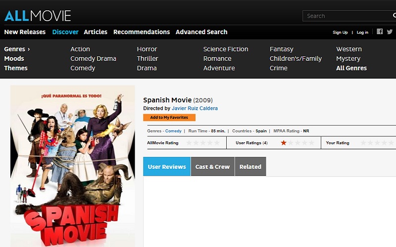 watch spanish movies online using all movie