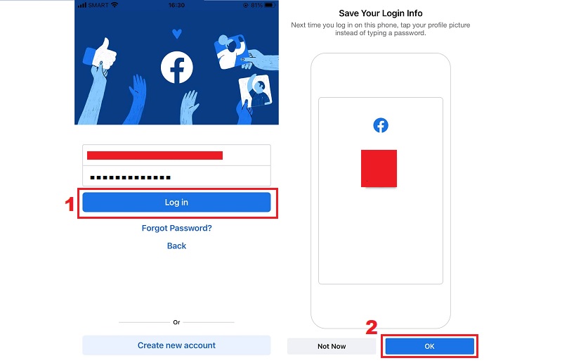 enable facebook auto login
