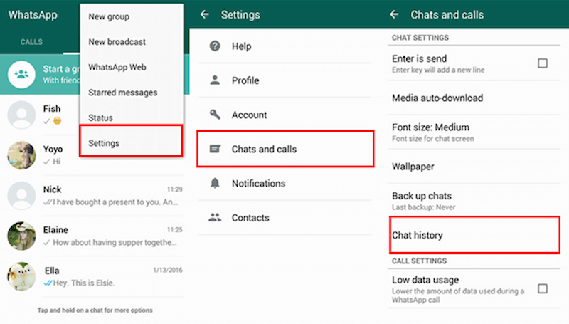 ways to recover whatsapp phots via whatsapp backup