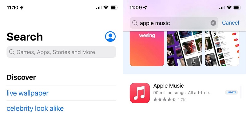 install update for apple music
